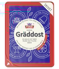 Gräddost skivet 100g Tine