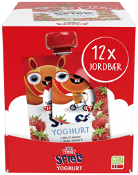 Tine Sprett Yoghurt Jordbær 12stk x 90g