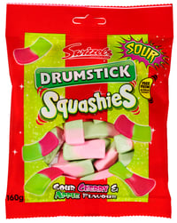 Squashies Sour Apple 160g Swizzels
