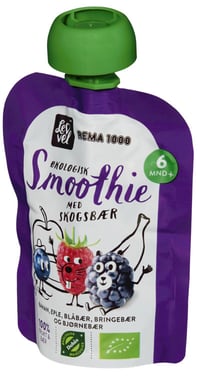 Smoothie Skogsbær 90g Økologisk Lev Vel