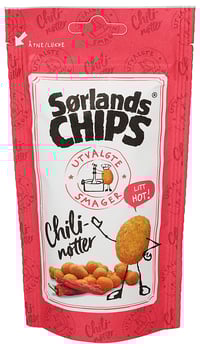 Sørlandschips Utvalgte Smager Chilinøtter 60g
