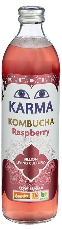 Kombucha Bringebær 500ml Karma