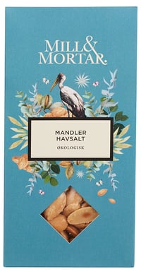 Mandler m/Havsalt 100g Mill&Mortar