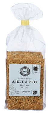 Speltknekkebrød Frø, 200 g