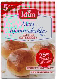 Tørrgjær Søt Deig 5pk Mors Hjemmebakte Idun