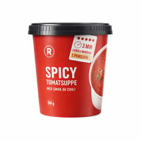 Spicy tomatsuppe med smak av chili