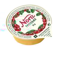 Tyttebærsylt Porsj 24g Nora