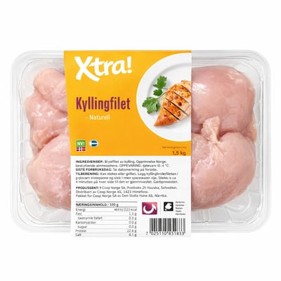 Kyllingfilet Naturell