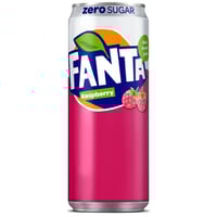 Fanta Raspberry No Sugar 0,33l boks Sleek