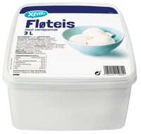 X-tra Fløteis Vanilje 3 l Coop