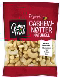 Cashewnøtter 65g Grønn&Frisk