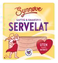Servelat skivet 100g Synnøve