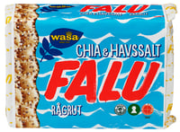Wasa Knekkebrød Falu Rågrut Chia&Havsalt 235g