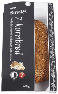 Smak 7-Kornbrød Steinovnsbakt 620g