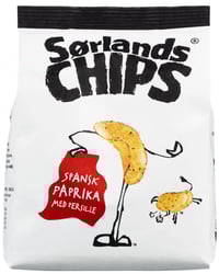 Sørlandschips Spansk Paprika 100g