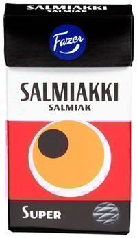 Fazer Super Salmiakki Pastiller 38g