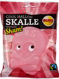 Bubs Cool Hallon Skalle Skum 175g