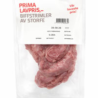 Prima Lavpris, Biffstrimler av storfe