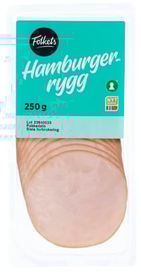 Hamburgerrygg 250g Folkets