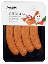 Chorizo Rå 270g A.Idsøe/Jacobs Utvalgte