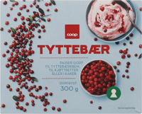 Coop Tyttebær 300g