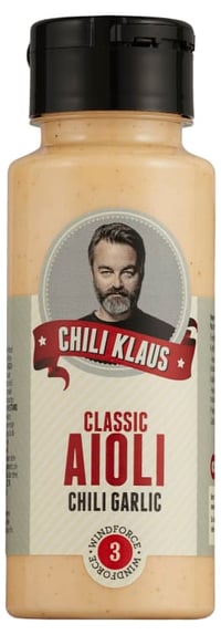 Aioli m/Chili&Hvitløk 250ml Chili Klaus