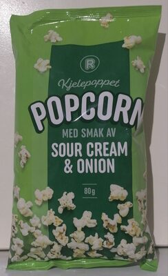 Kjelepoppet Popcorn med smak av Sour Cream & Onion