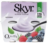 Skyr Skogsbær 4x125g Q