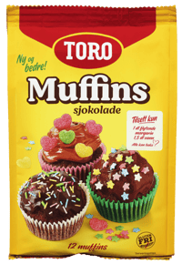 Toro Sjokolademuffins 338g