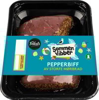 Storfe Pepperbiff Av Mørbrad skivet Sommervibber