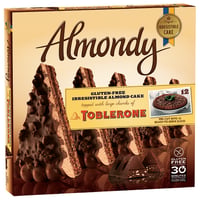 Mandelkake Toblerone Oppdelt Almondy
