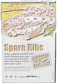 Vossakjøt Spareribs Barbeque
