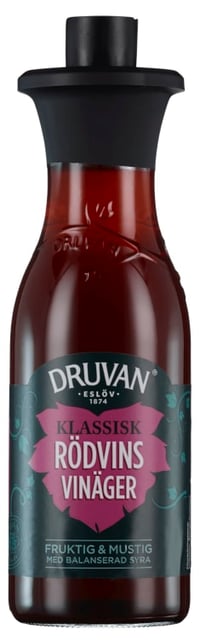 Rødvinseddik 300ml Druvan