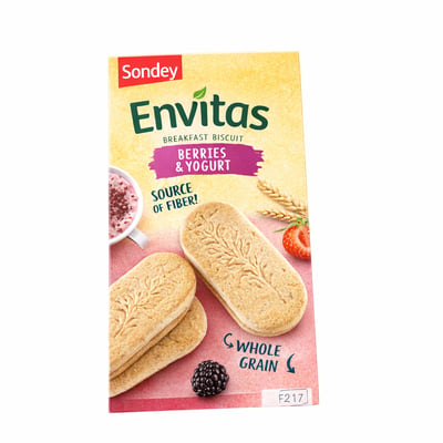 Envitas Breakfast Biscuit Berries & Yogurt