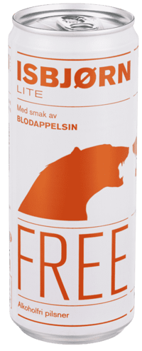 Mack Isbjørn Lite Free Blodappelsin 0,33l