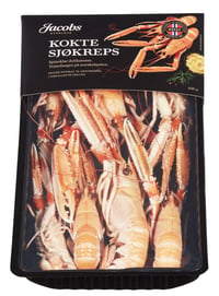 Sjøkreps Kokte 600g Jacobs Utvalgte