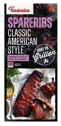 Finsbråten Spare Ribs 450g Bbq