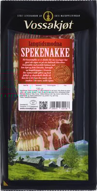 Langtidsmodna Spekenakke 100g Skivet Vossakjøt
