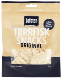 Tørrfisksnacks Original 30g Lofoten