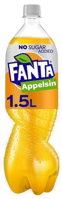Fanta u/Sukker Appelsin 1,5l flaske