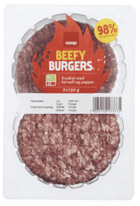 Coop Beefy Burgers 300g
