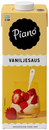 Vaniljesaus 1l Piano