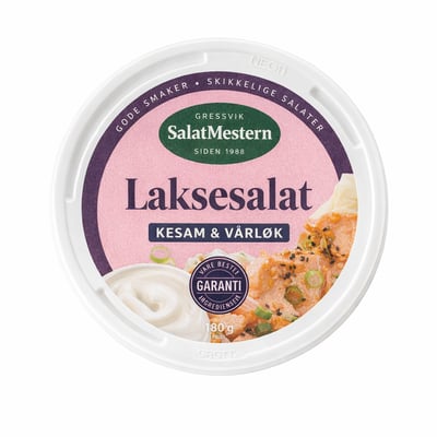 Laksesalat Kesam & Vårløk