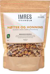Økologisk Honning og Nøttegranola 340 g
