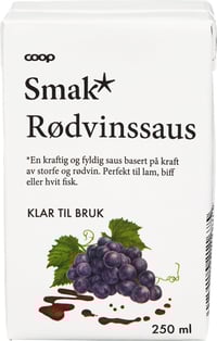 Rødvinssaus 250ml Smak*
