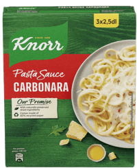 Knorr Carbonara Pastasaus 3pk