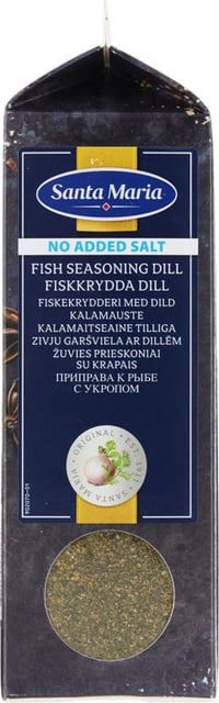 Fiskekrydder Dill No Added Salt 320g Santa Maria