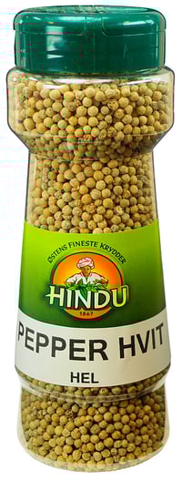 Pepper Hvit Hel Boks Hindu