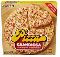 Grandiosa uten Paprika 2 Pack 4x1150g