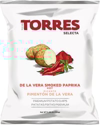 Premium Potetchips Røkt Paprika150g Torres Spania